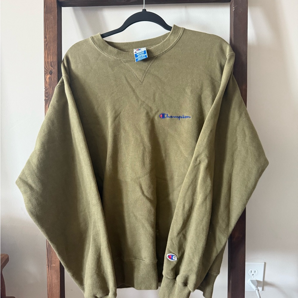 Champion Green Crewneck Sweater